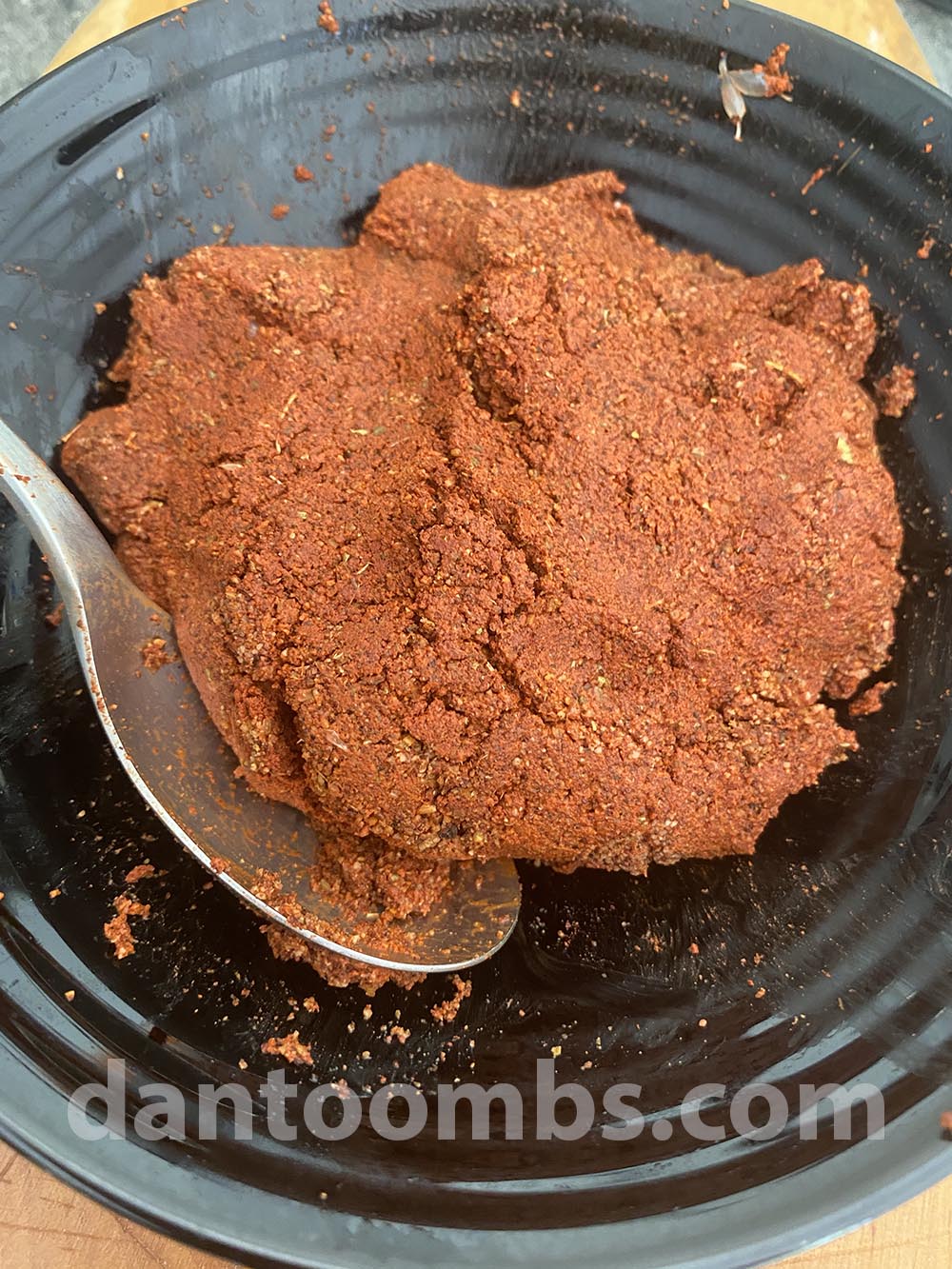 Finished achiote paste