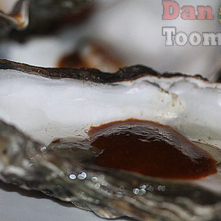 Raw Oysters With Chipotle Chilli and Lime Dipping Sauce