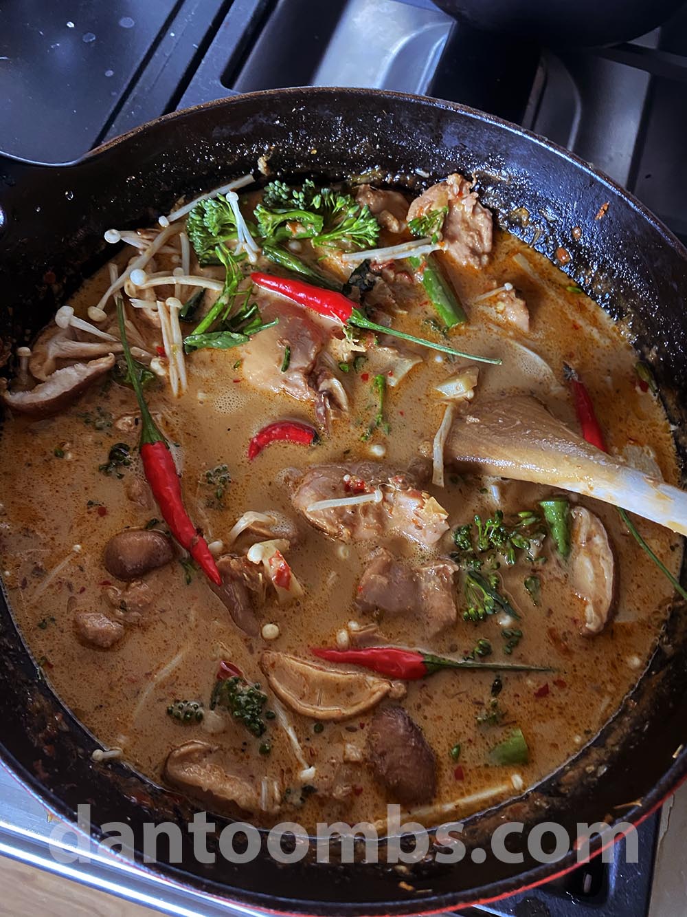 Thai red curry recipe with chicken
