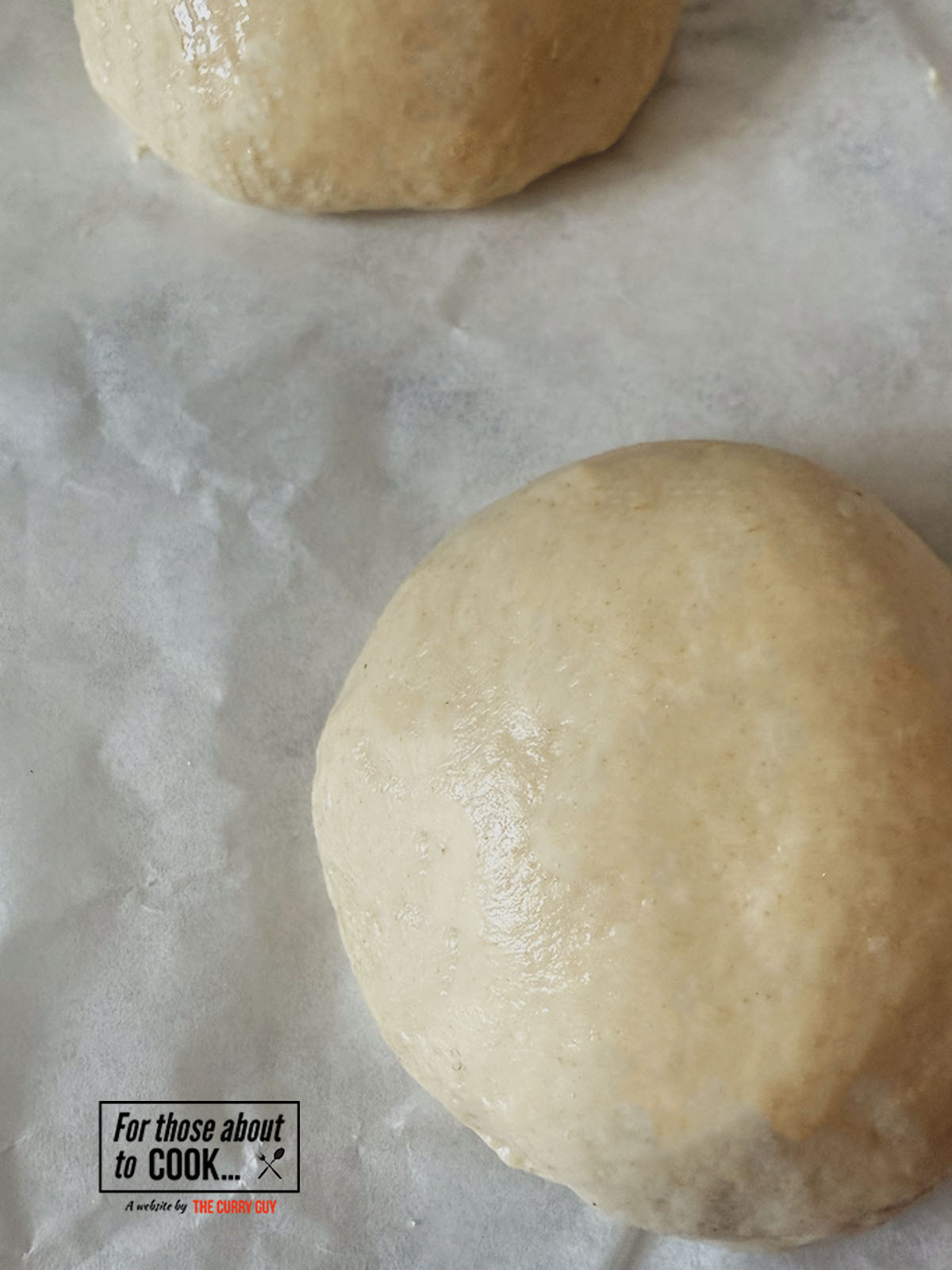perfectly smooth, round dough balls