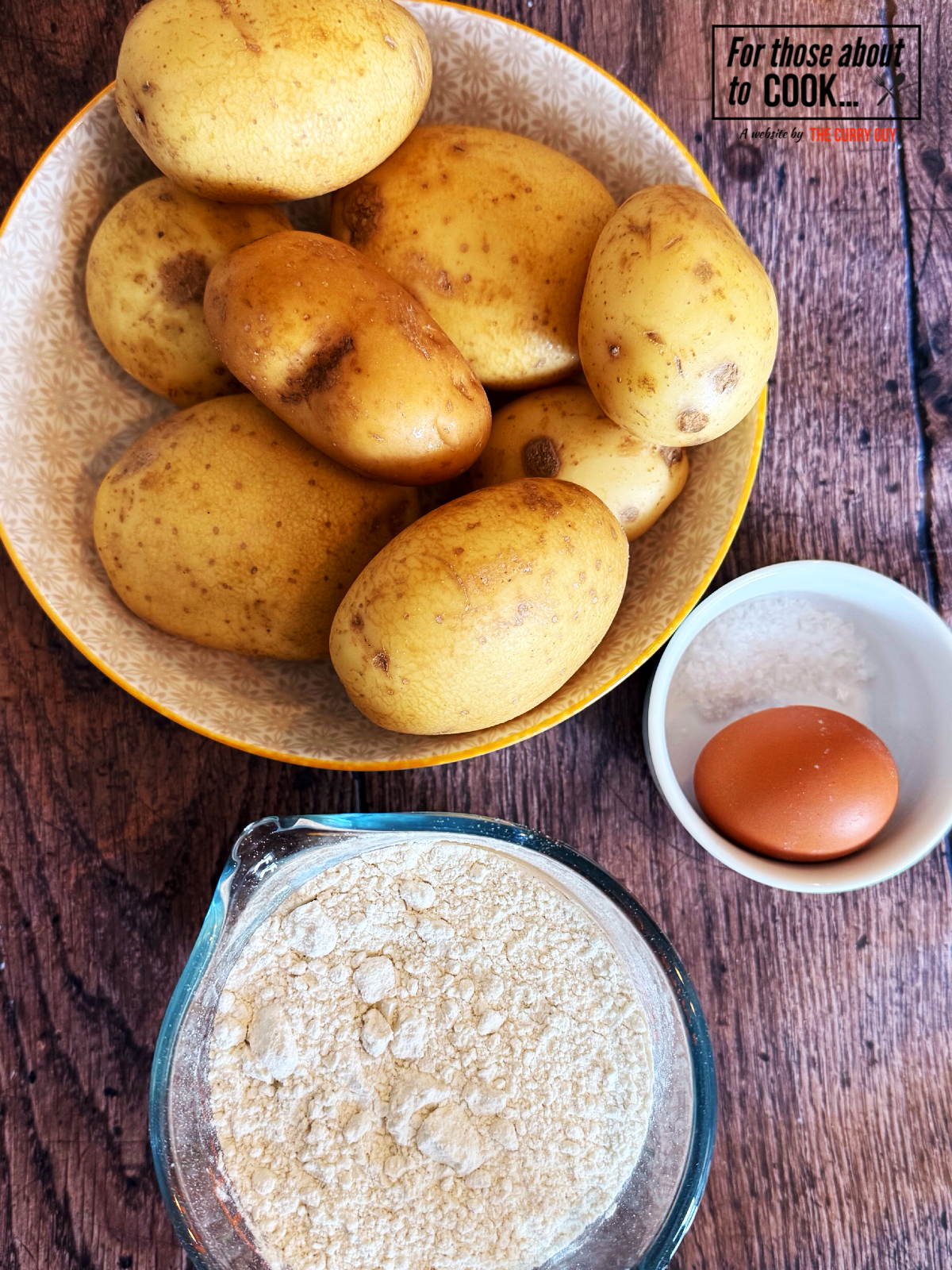 Ingredients for this Italian Gnocchi recipe