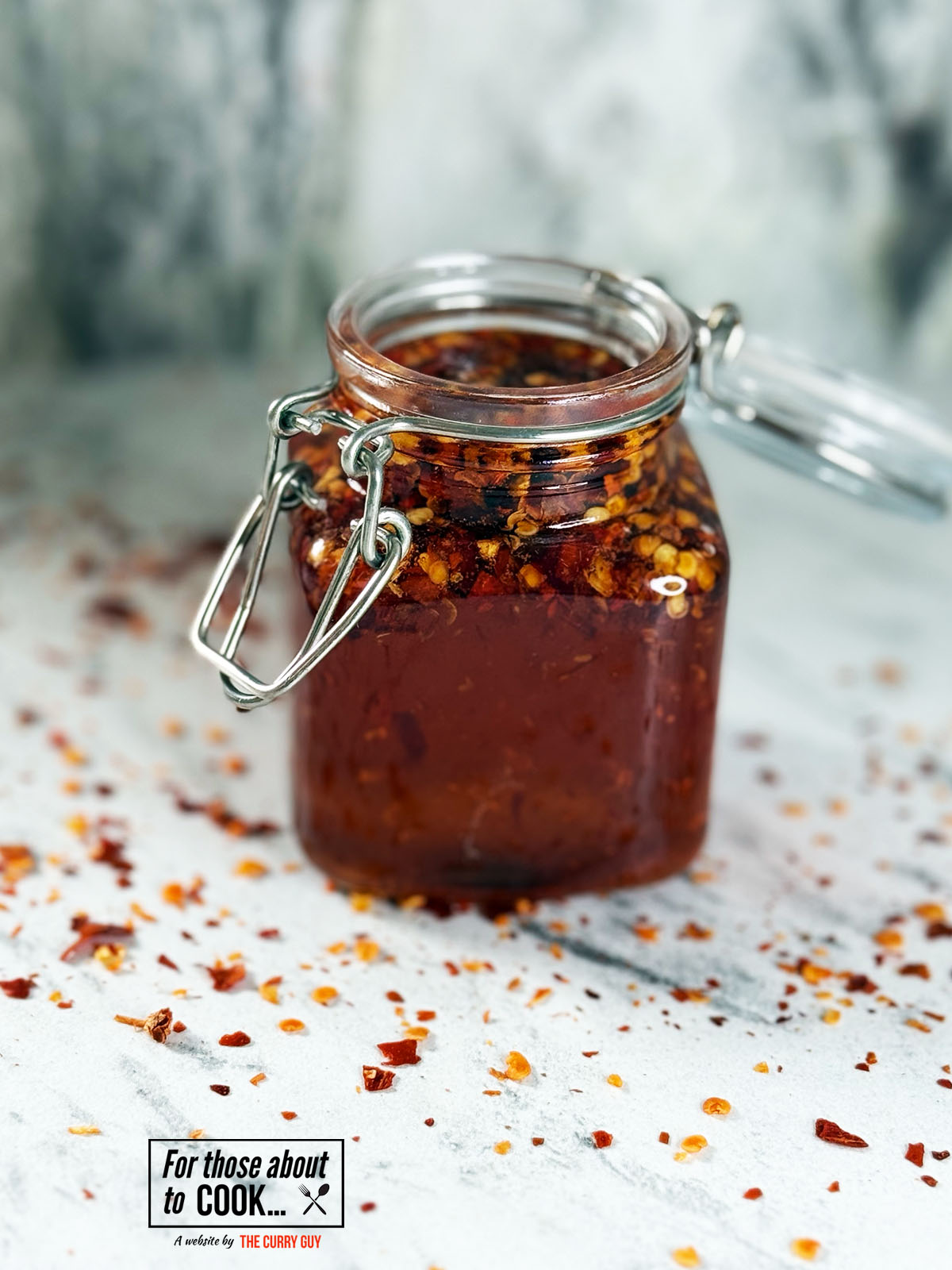 Hot honey jarred
