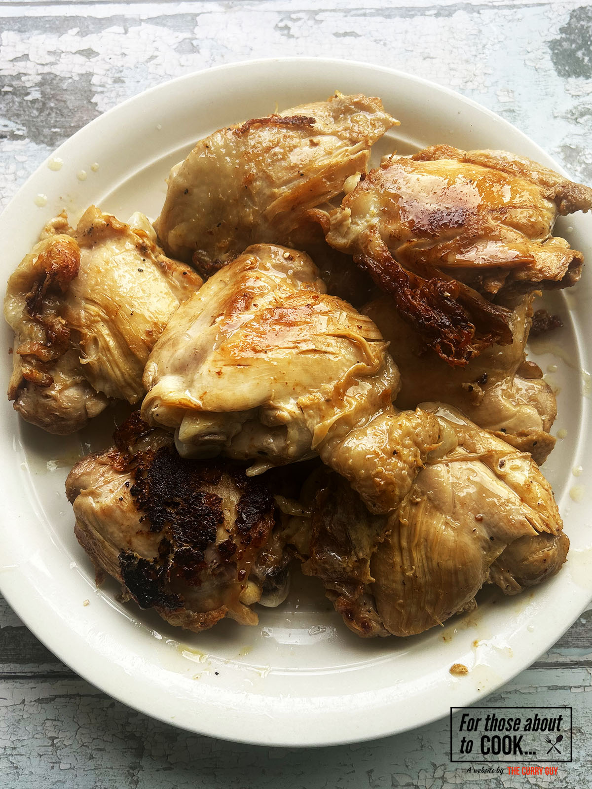 cooked chicken plated up for italian chicken
