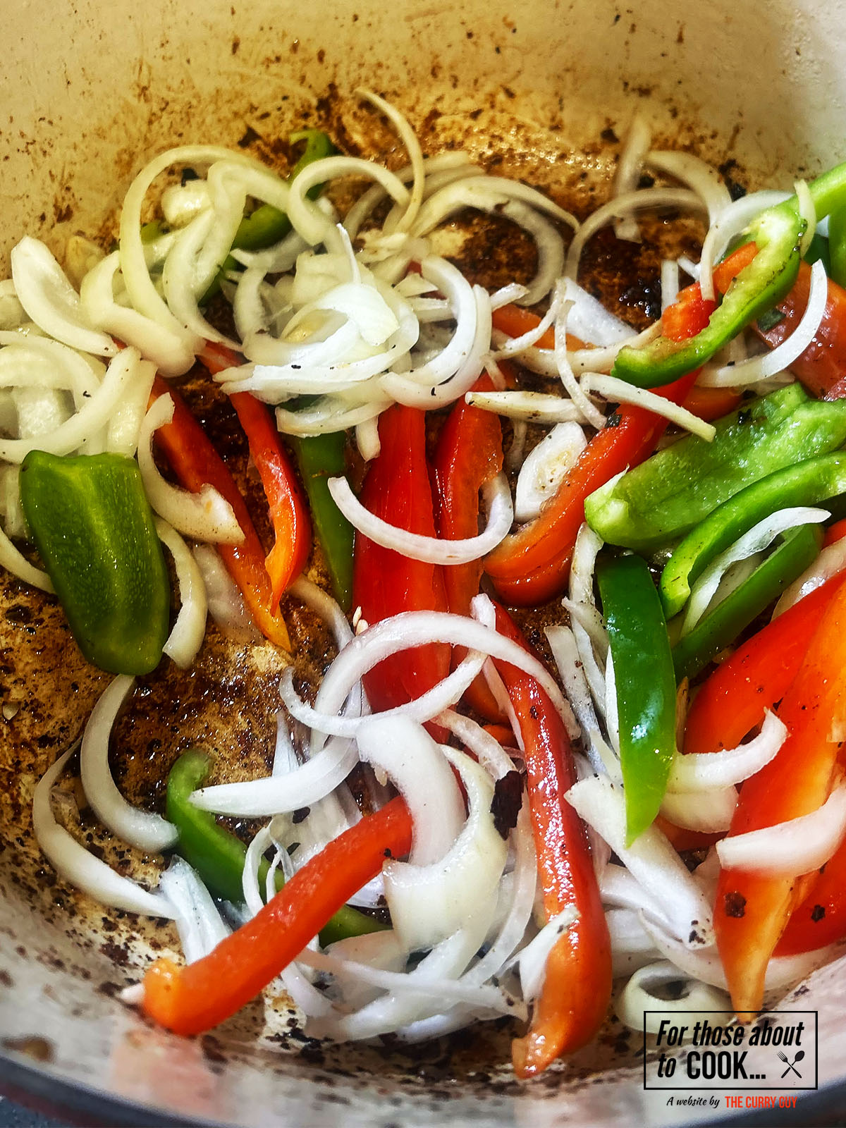 frying italian chicken vegetables