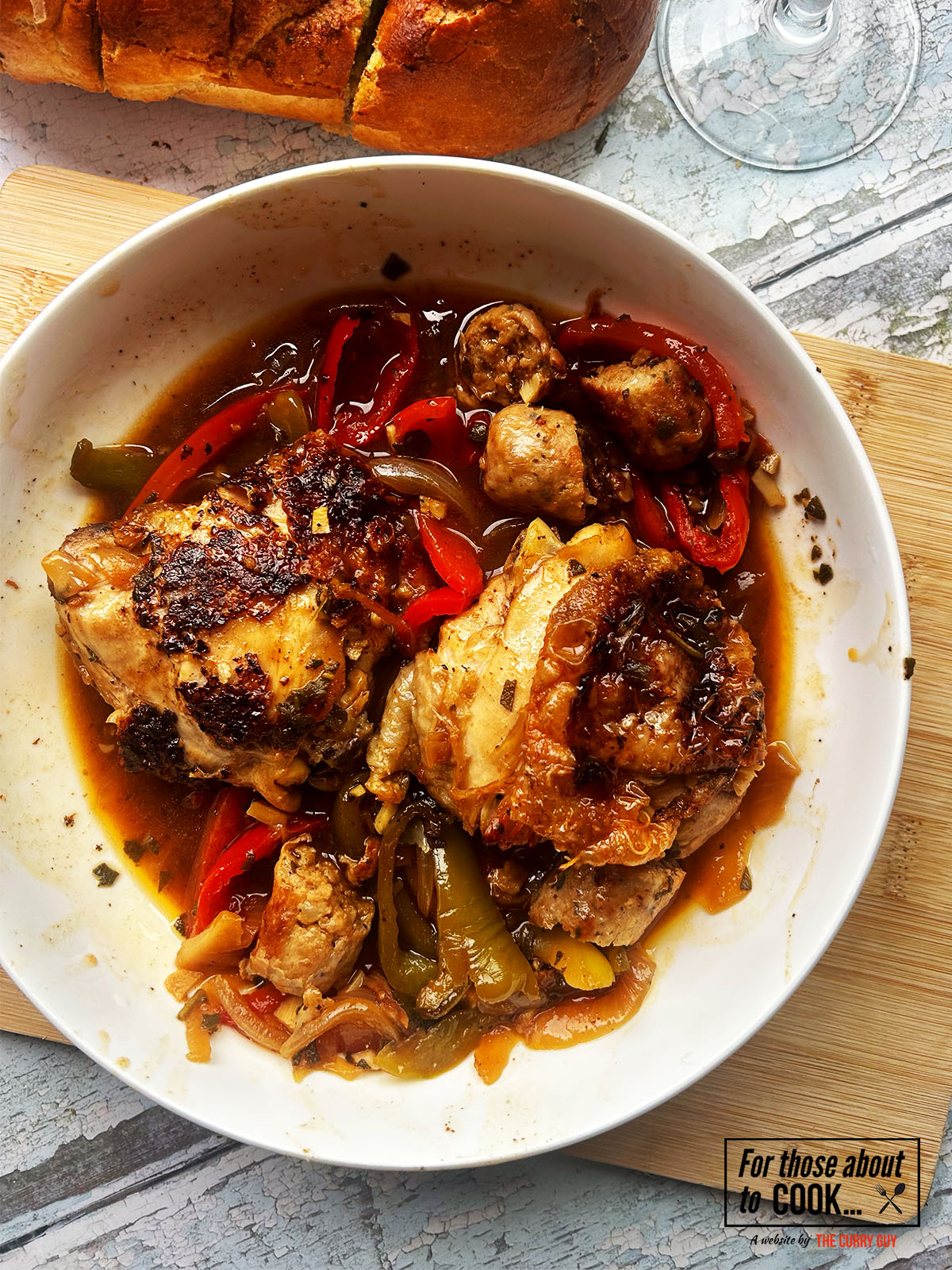 plated up italian chicken
