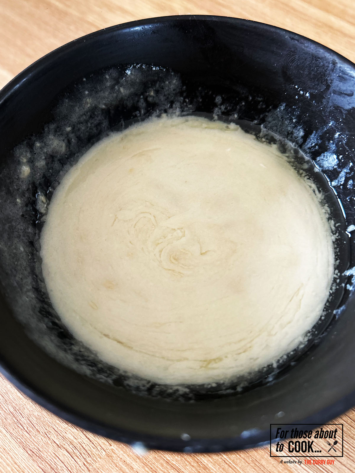 Dressing mixed in a bowl
