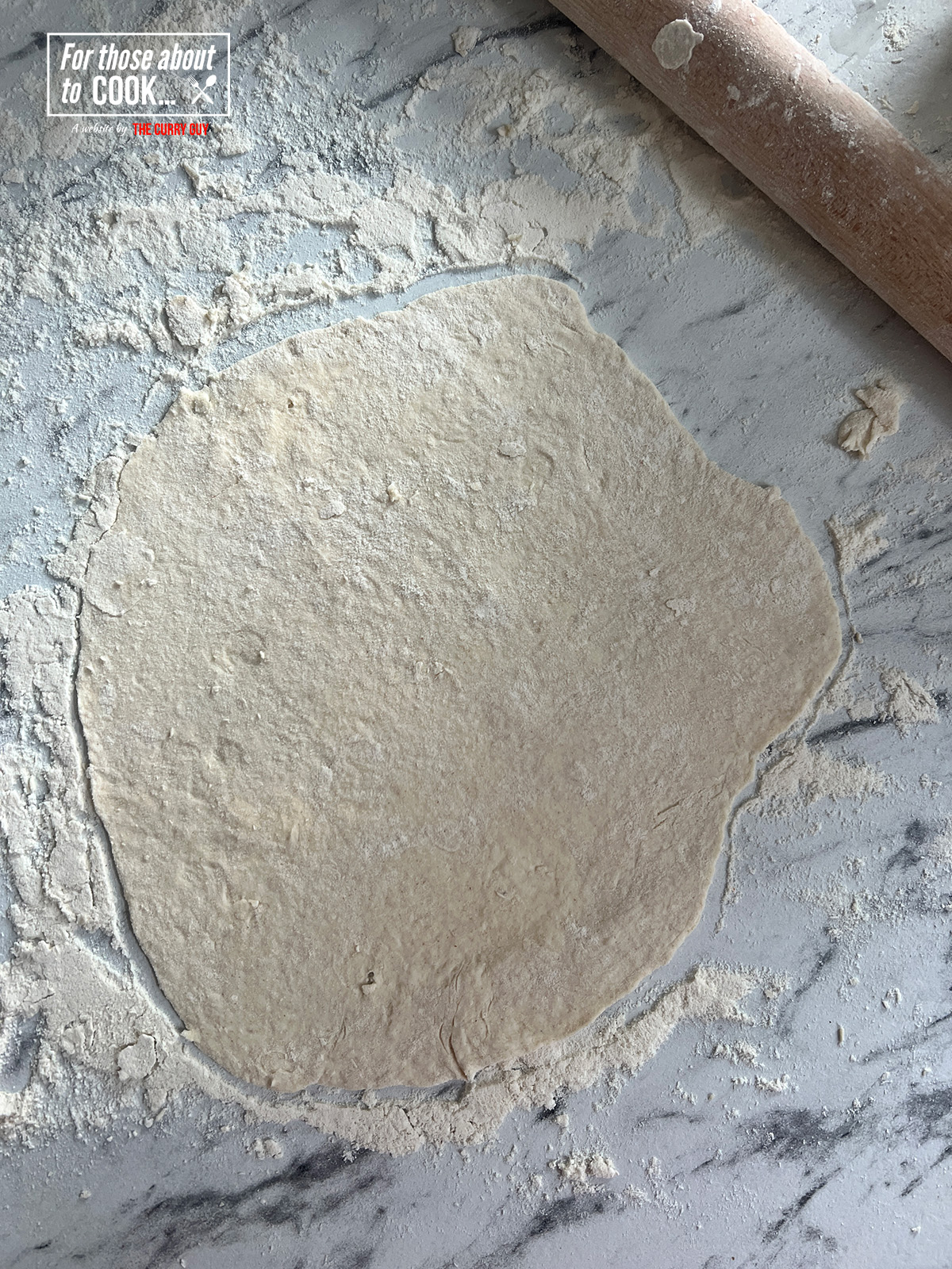 rolling out the dough