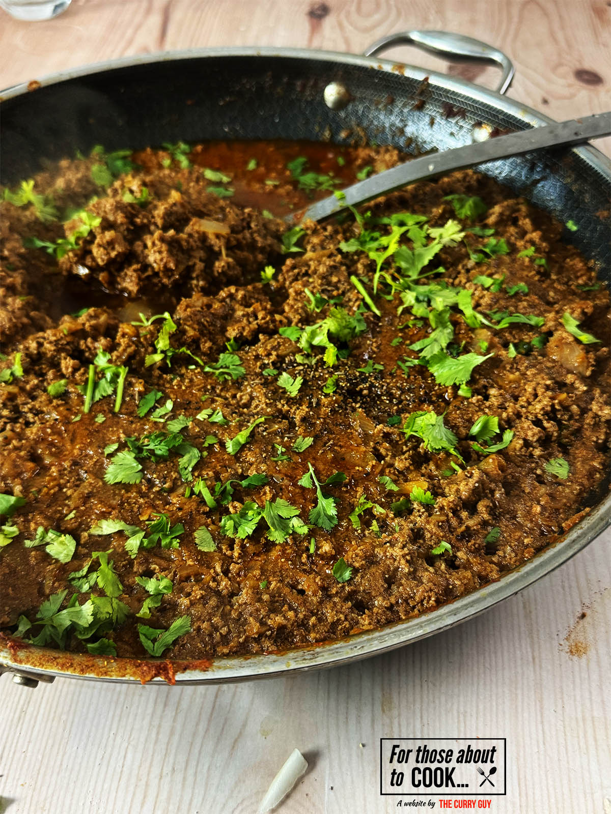 The 30 Minute Keema in the pan it was cooked in.