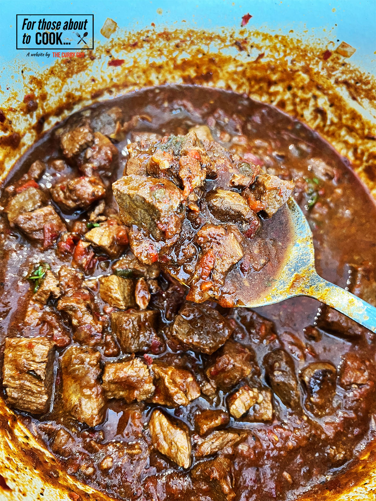 Carne Guisada thickened sauce