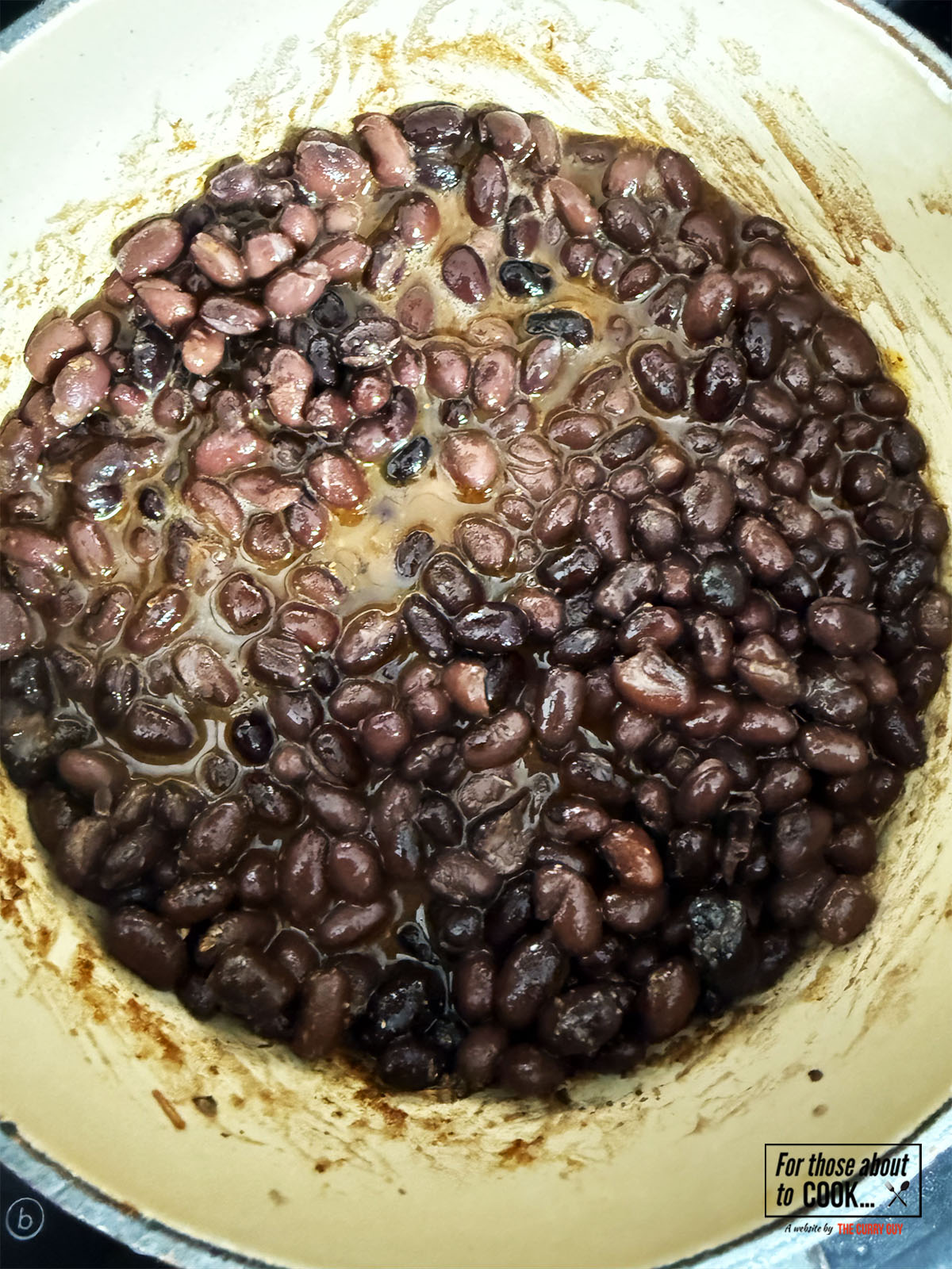 cooking the beans