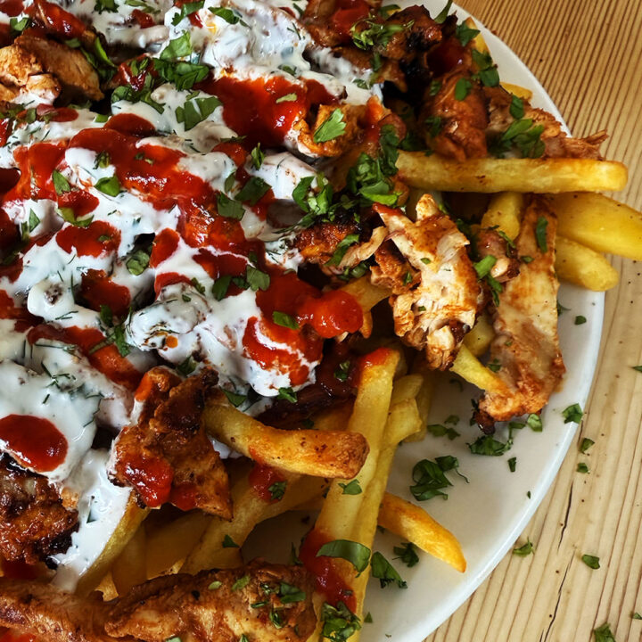chicken loaded fries