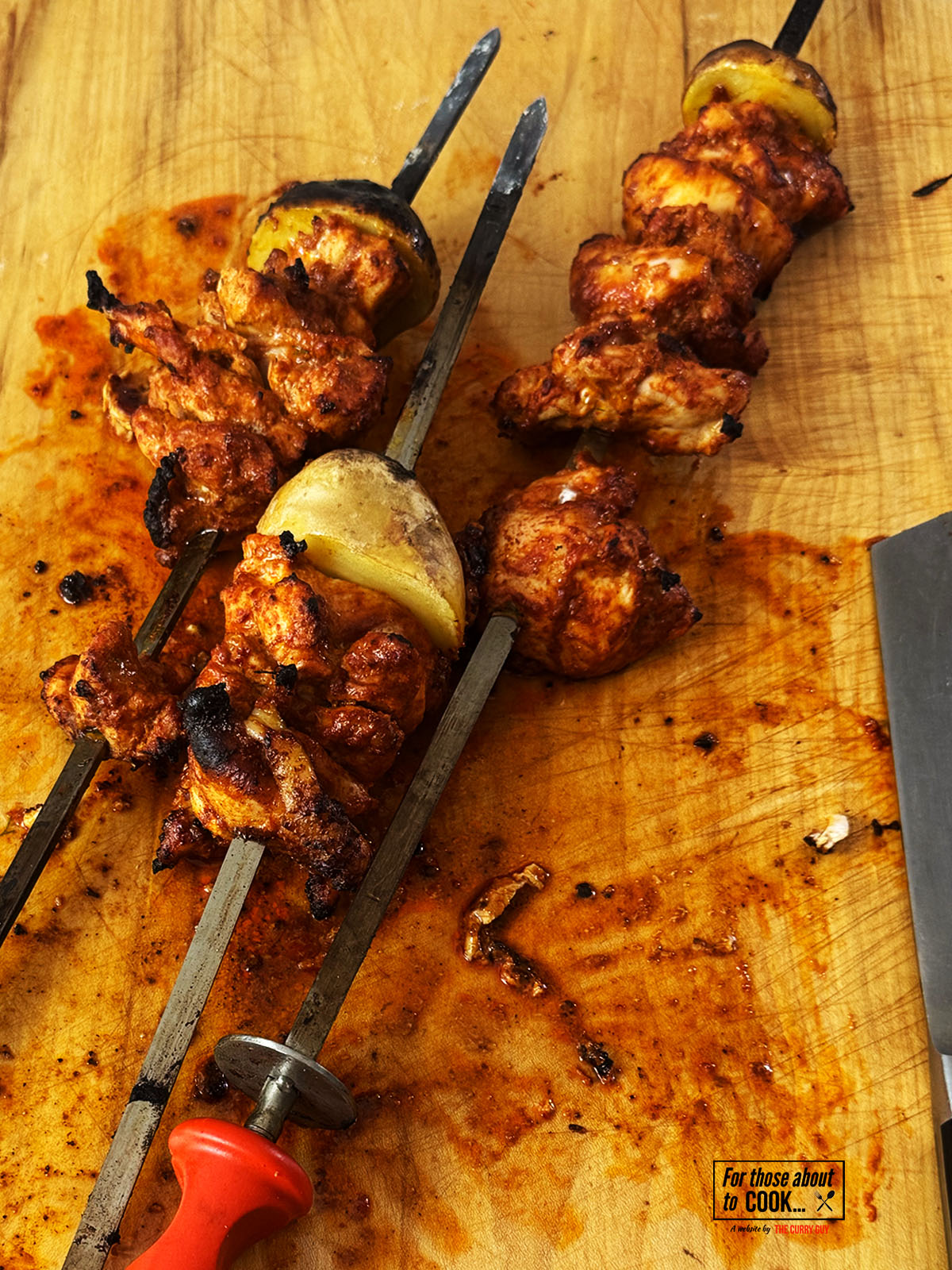 cooking chicken shawarma