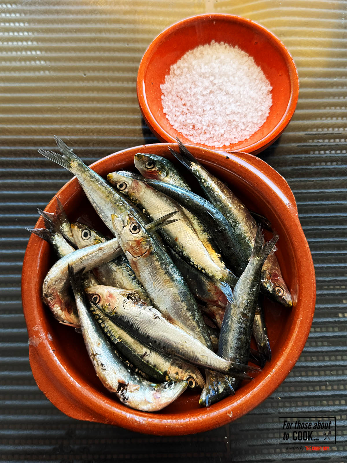 The ingredients for the recipe on a counter top.