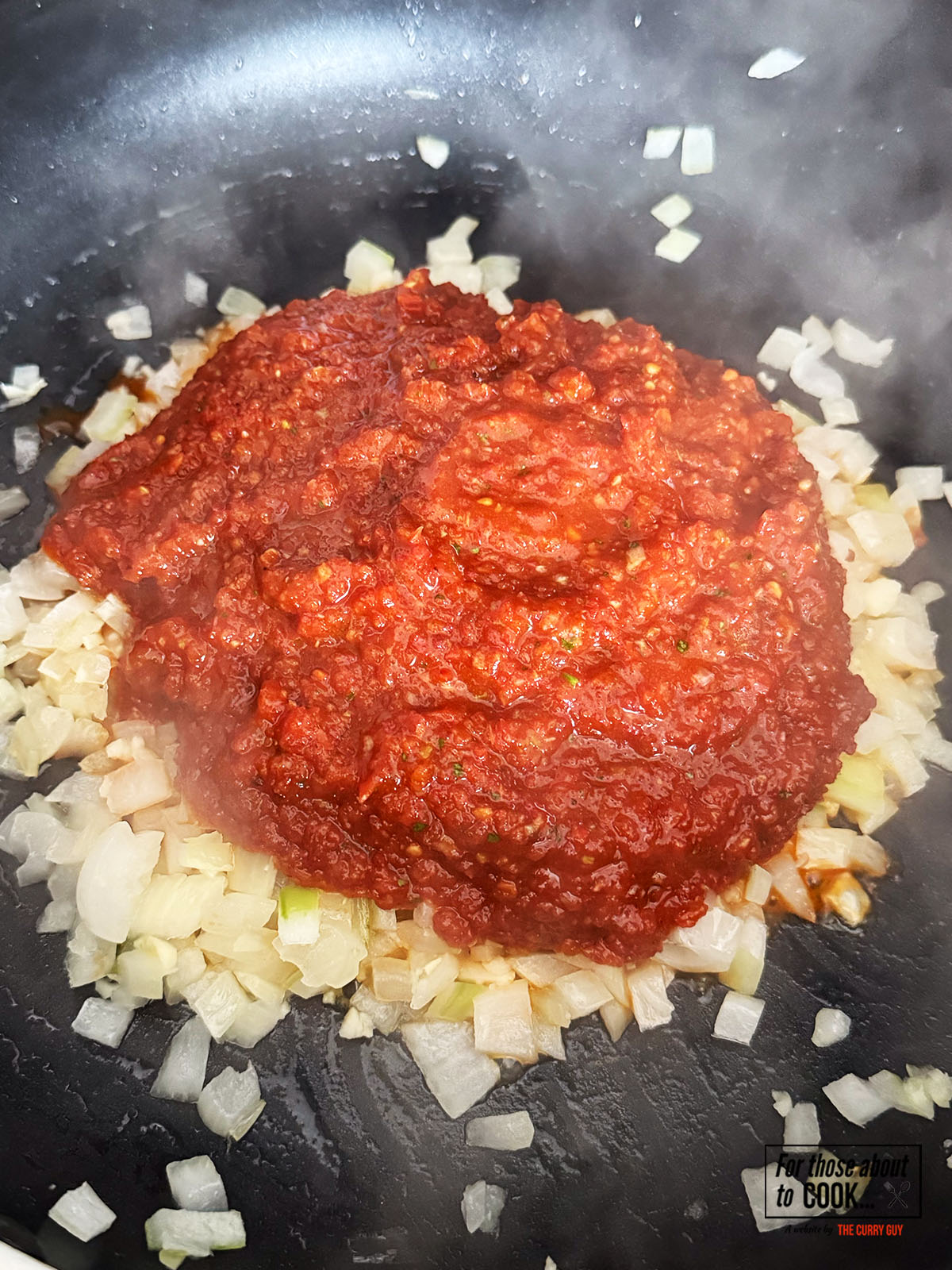 making the chipotle sauce