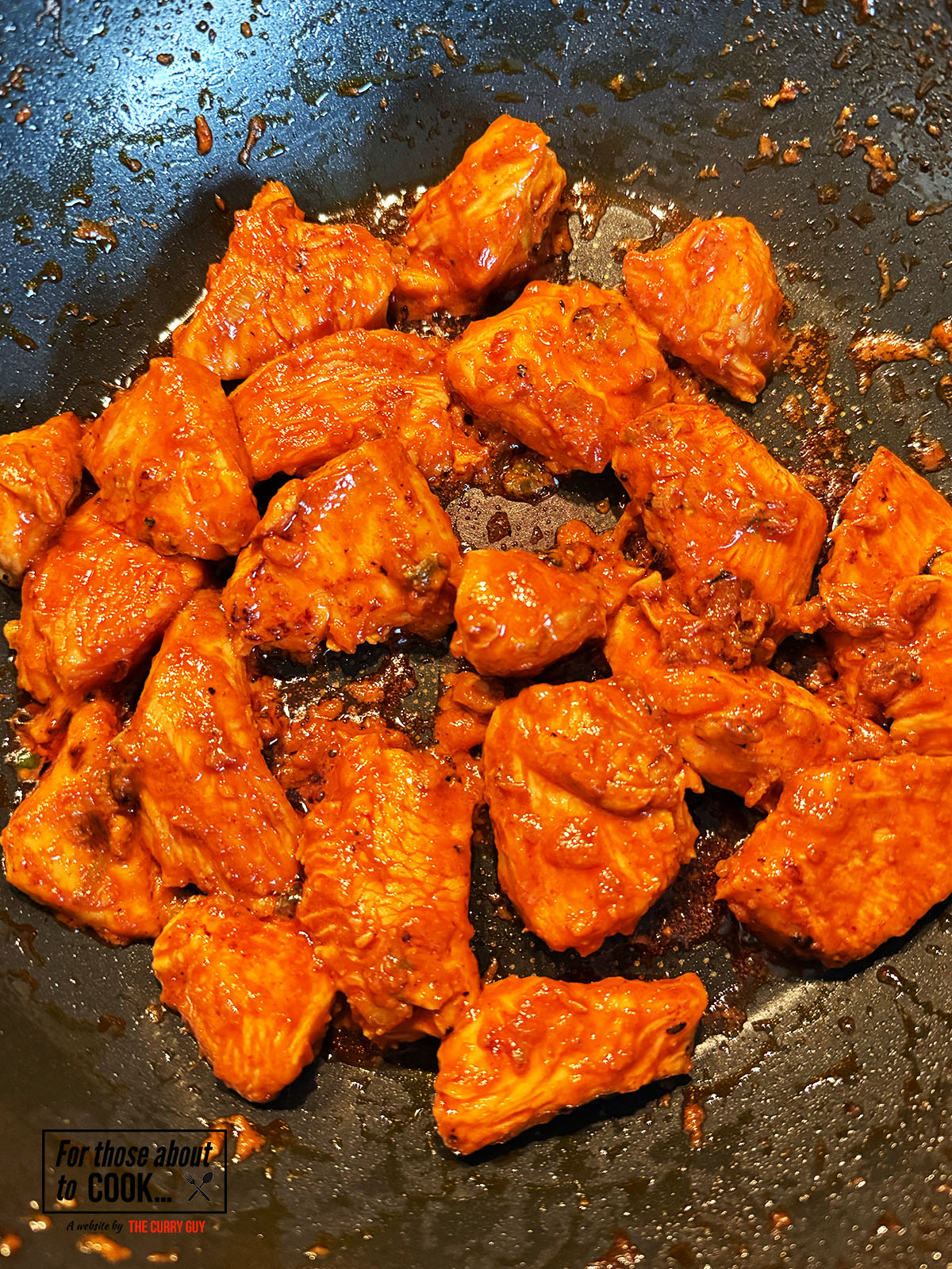 Cooked marinated miso chicken