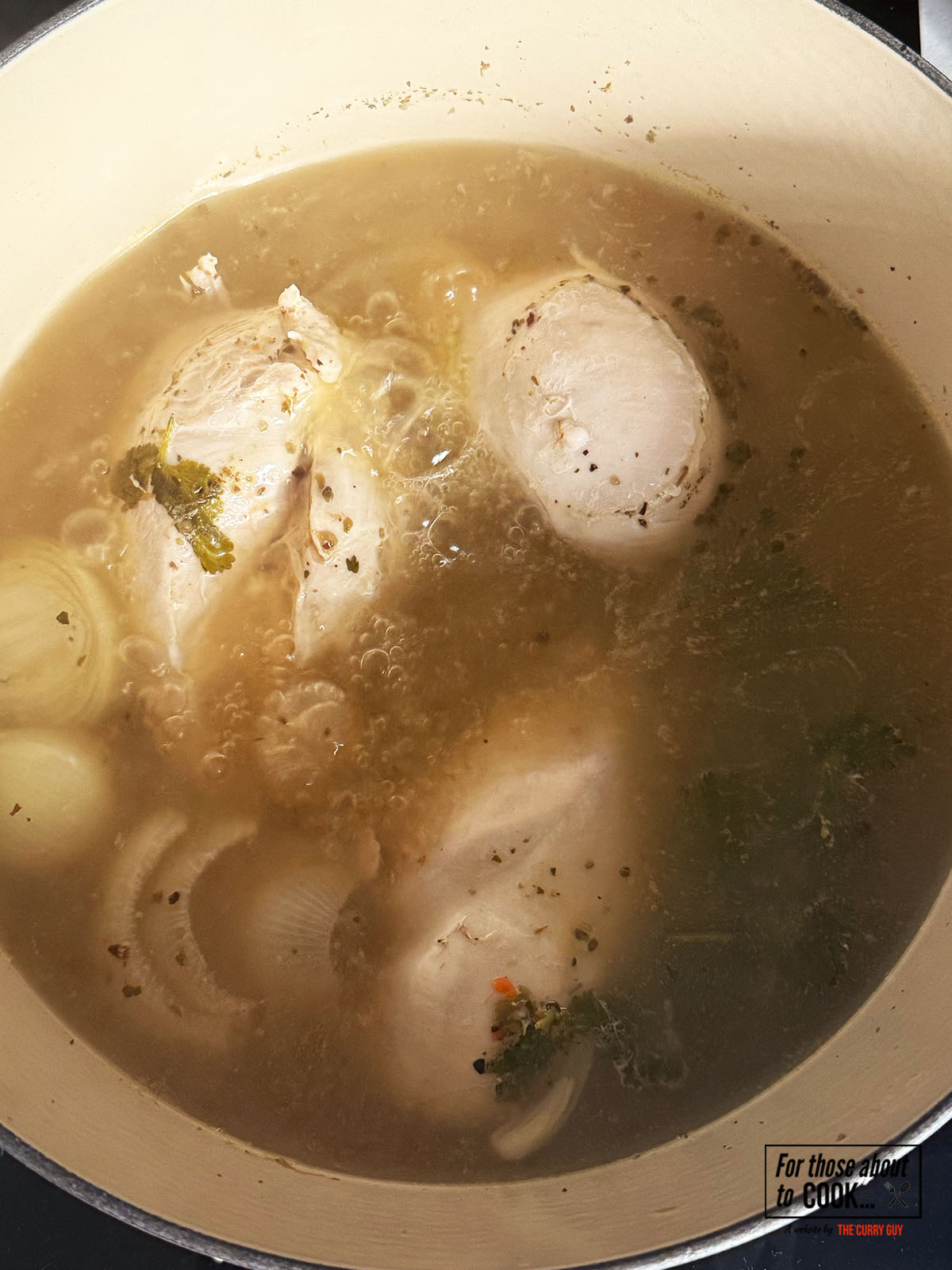 the chicken is cooked through