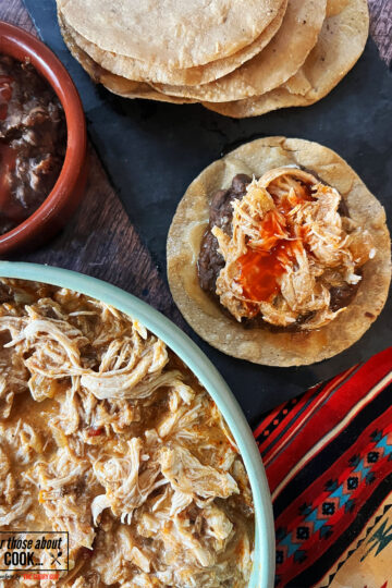 slow cooker mexican shredded chicken