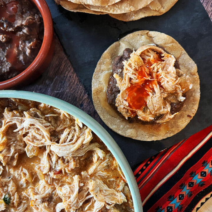 slow cooker mexican shredded chicken