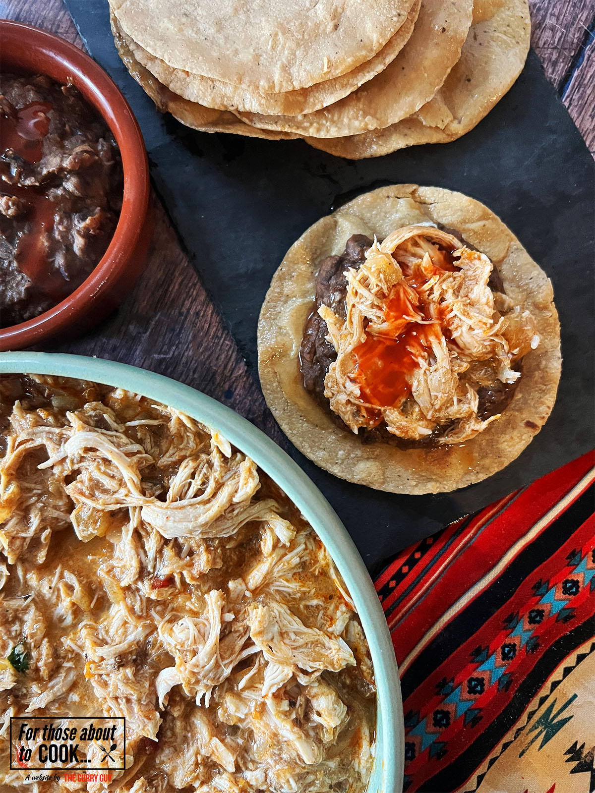 slow cooker mexican shredded chicken