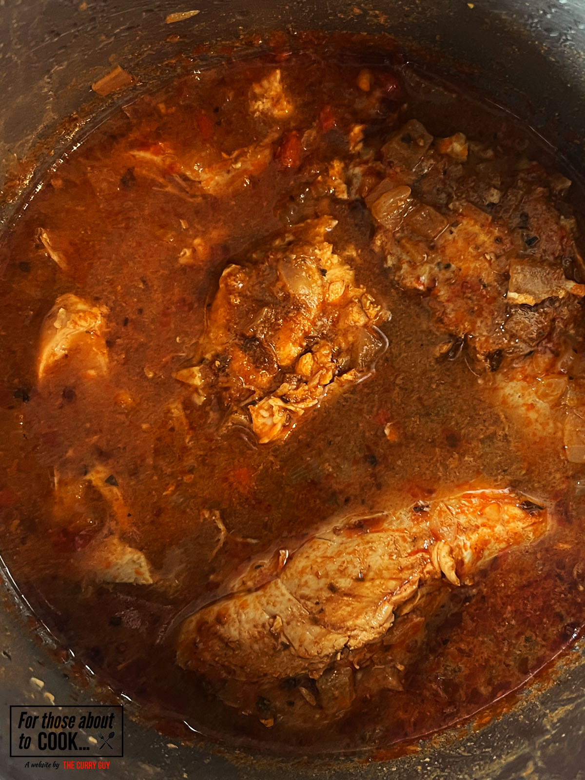 slow cooked chicken in mexican spices