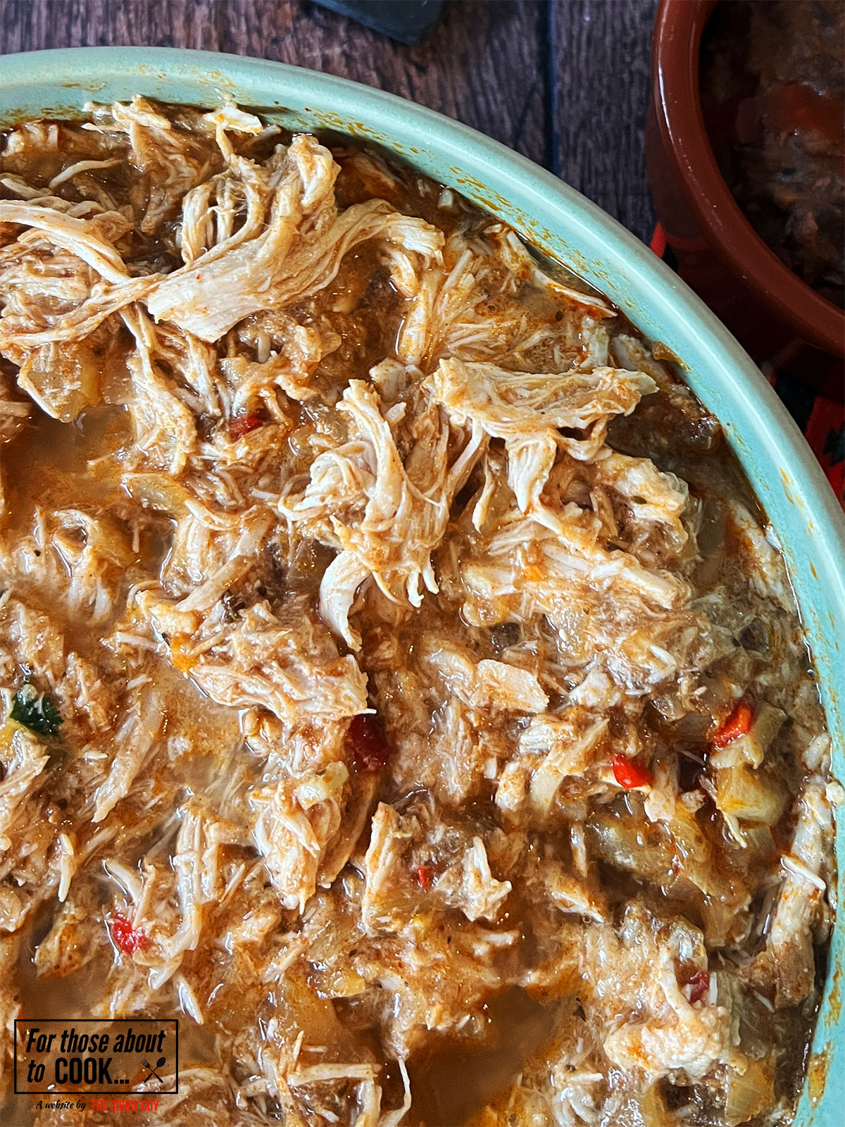 shredded chicken with mexican flavors