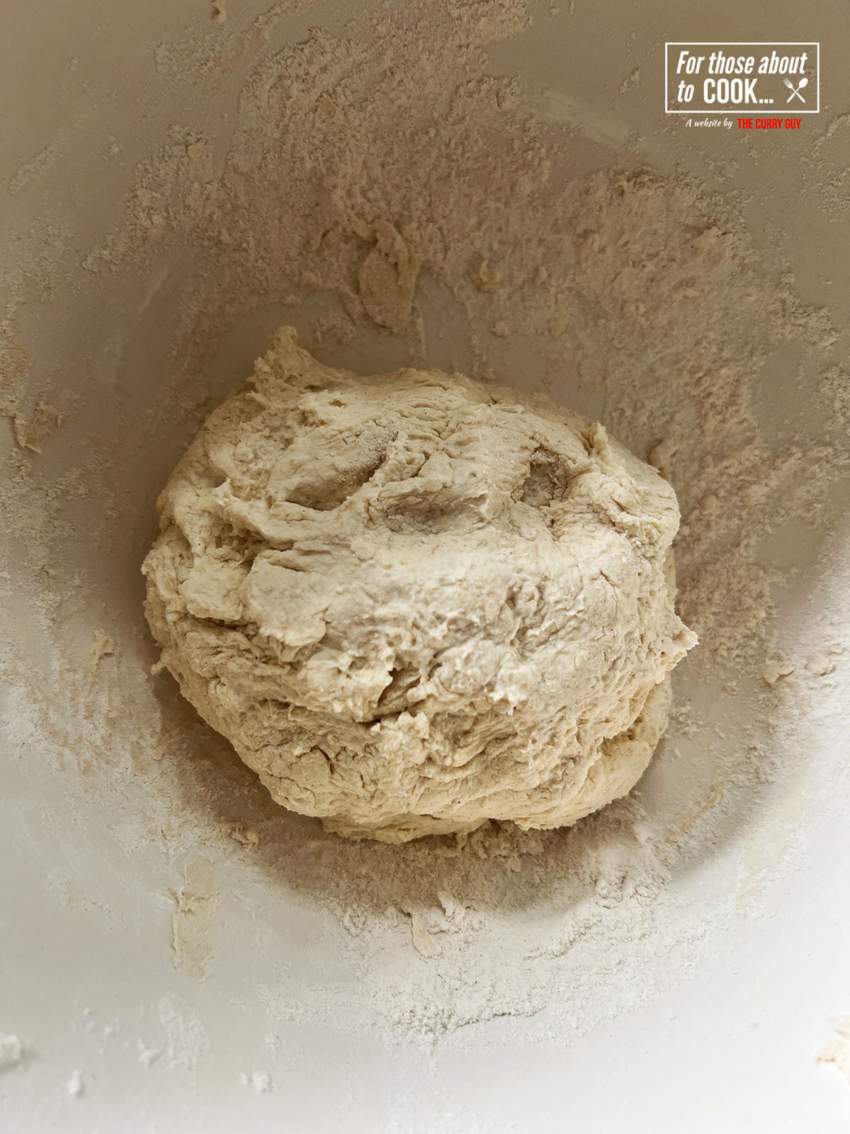 Forming a large dough ball