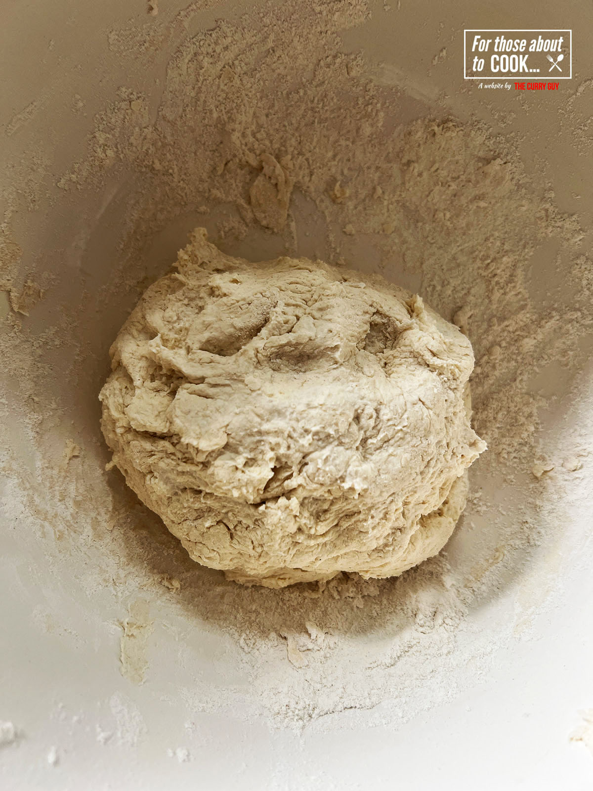 Forming a large dough ball