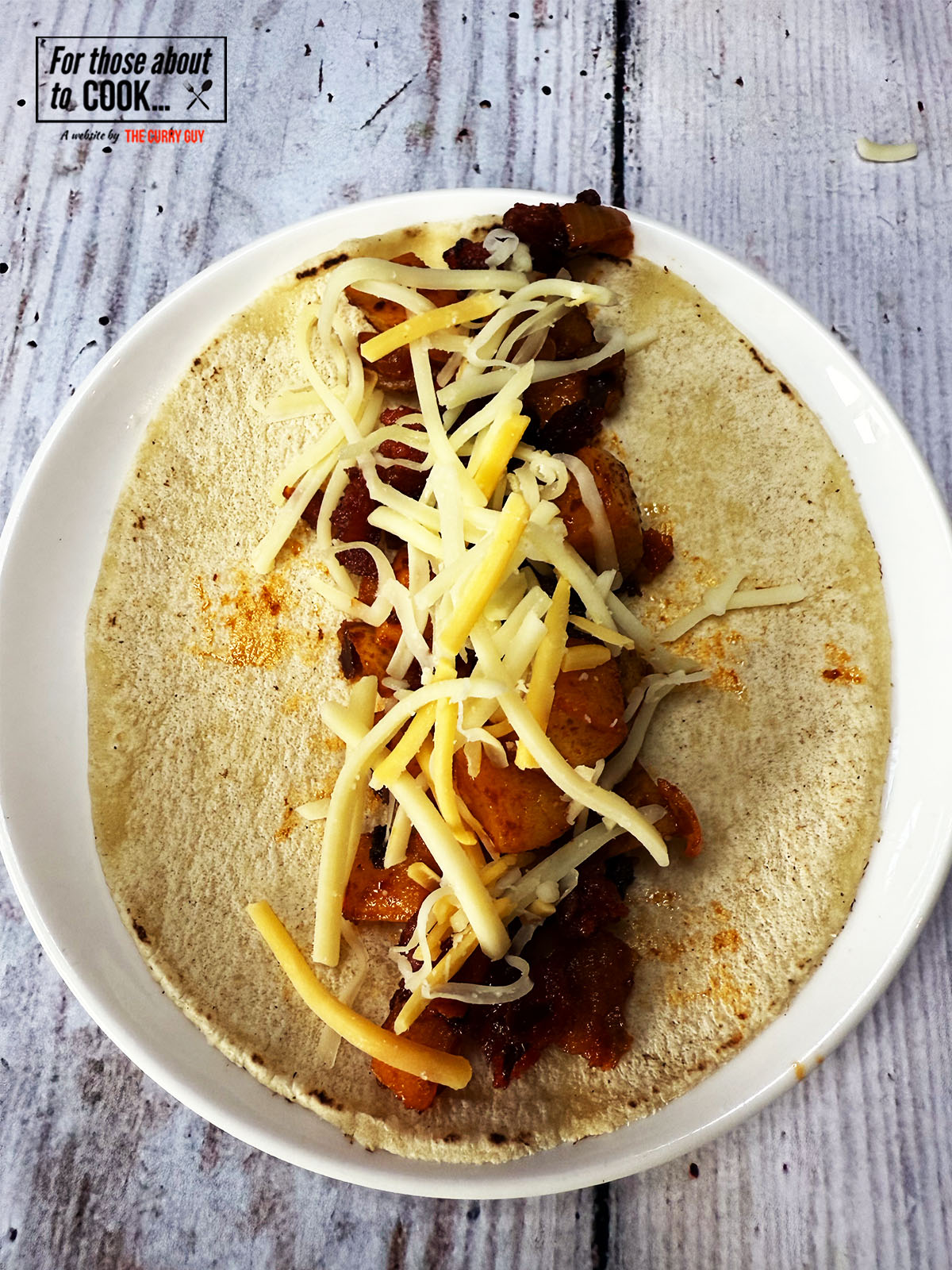 filling the taquitos