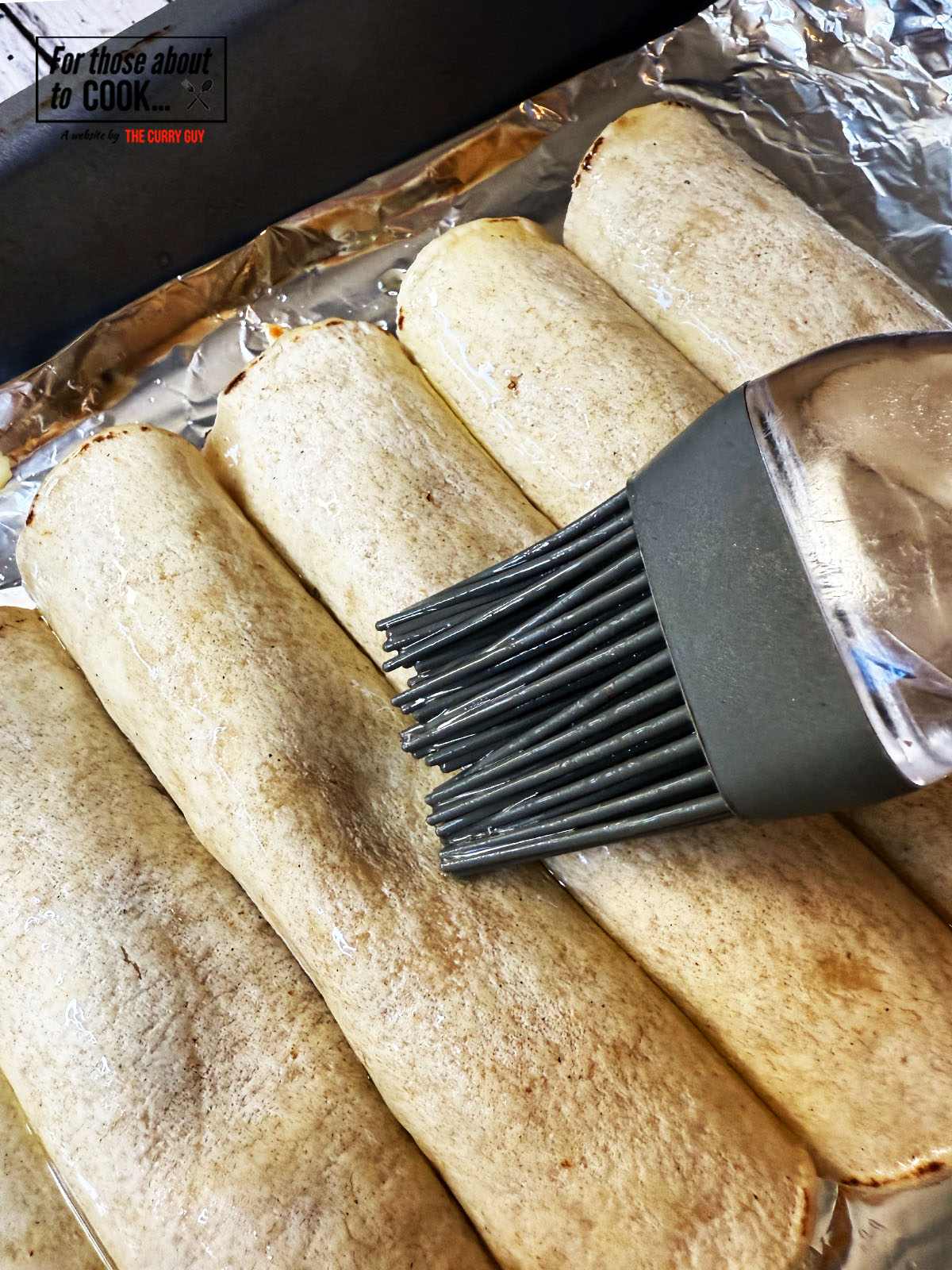 oven baking the taquitos