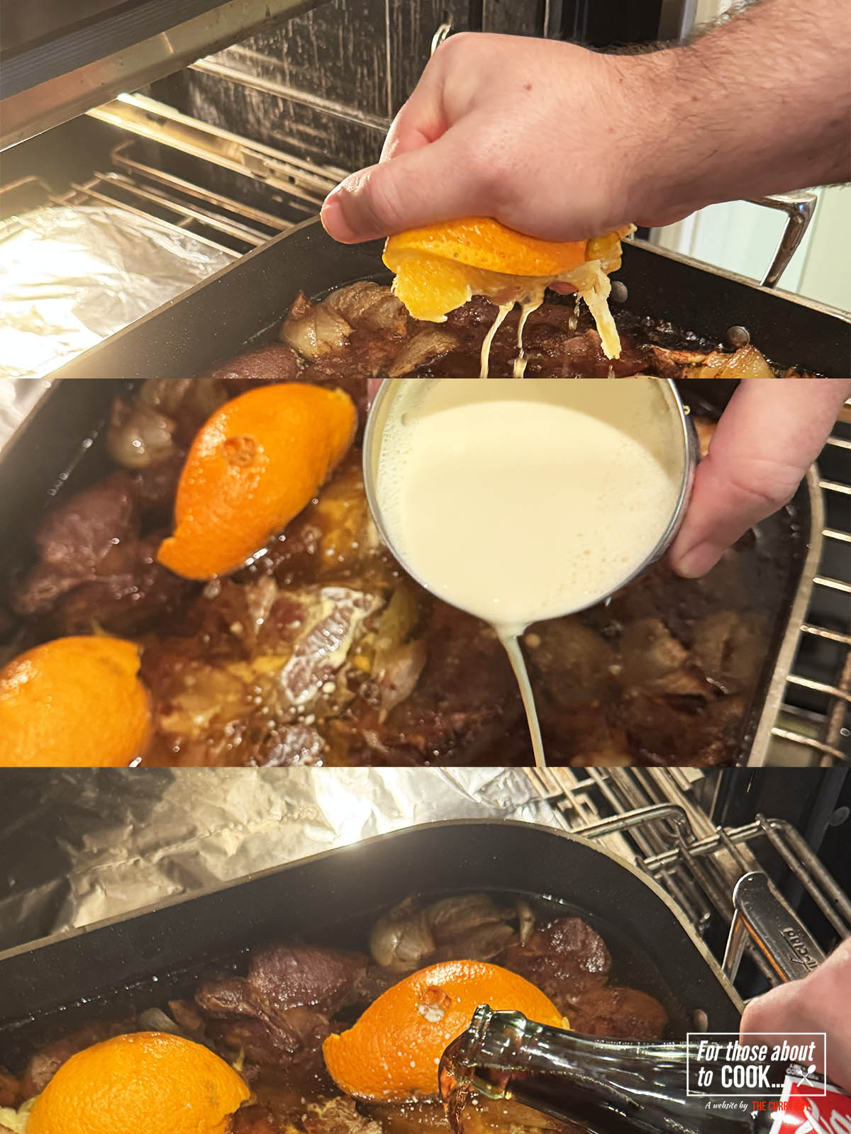 Adding the final touches to the carnitas