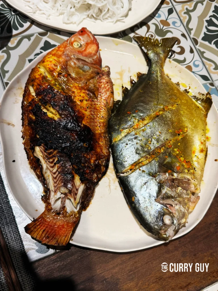 fish served up on a plate