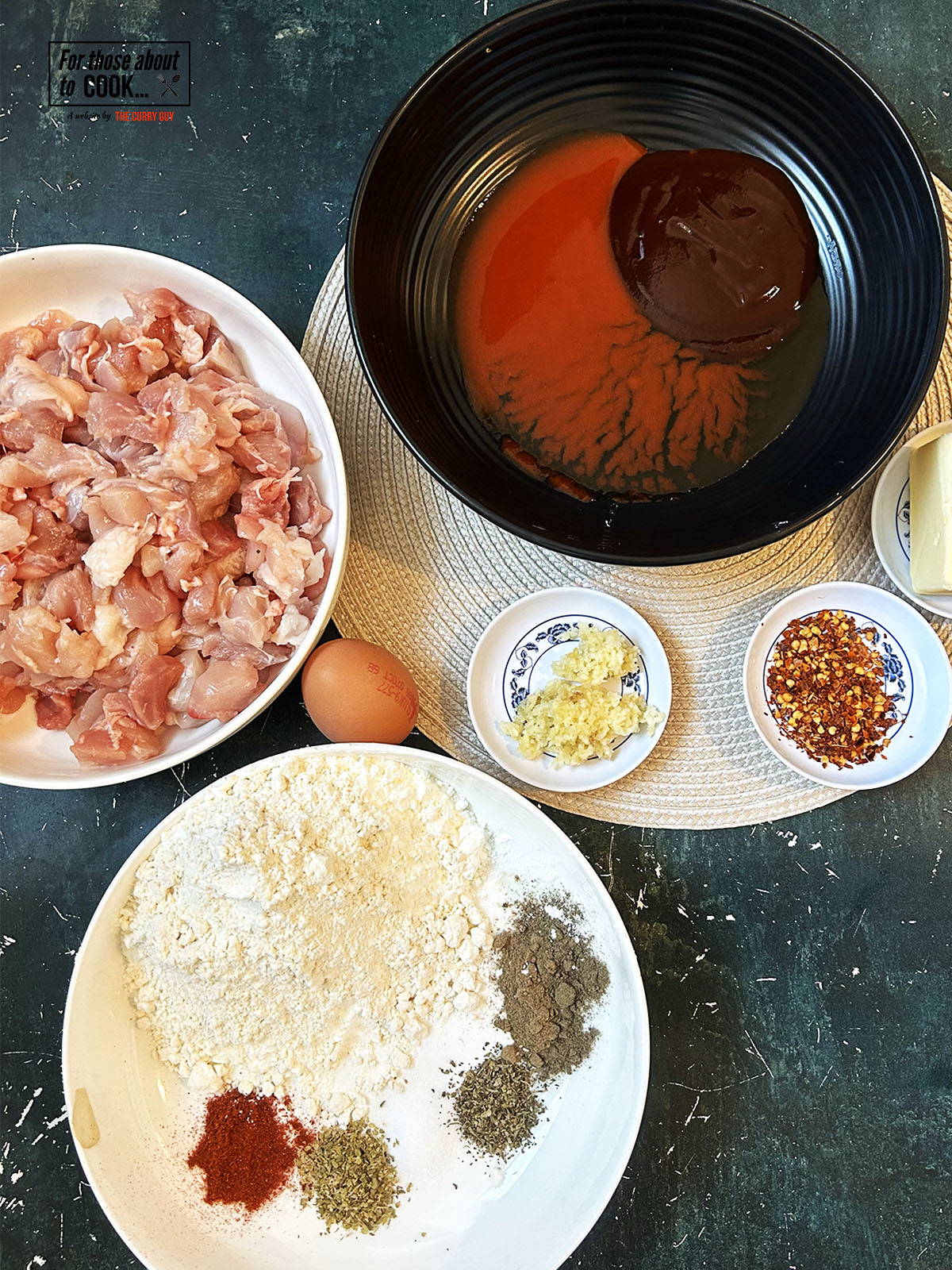 ingredients for popcorn chicken